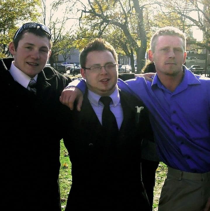 Alex and his brothers.